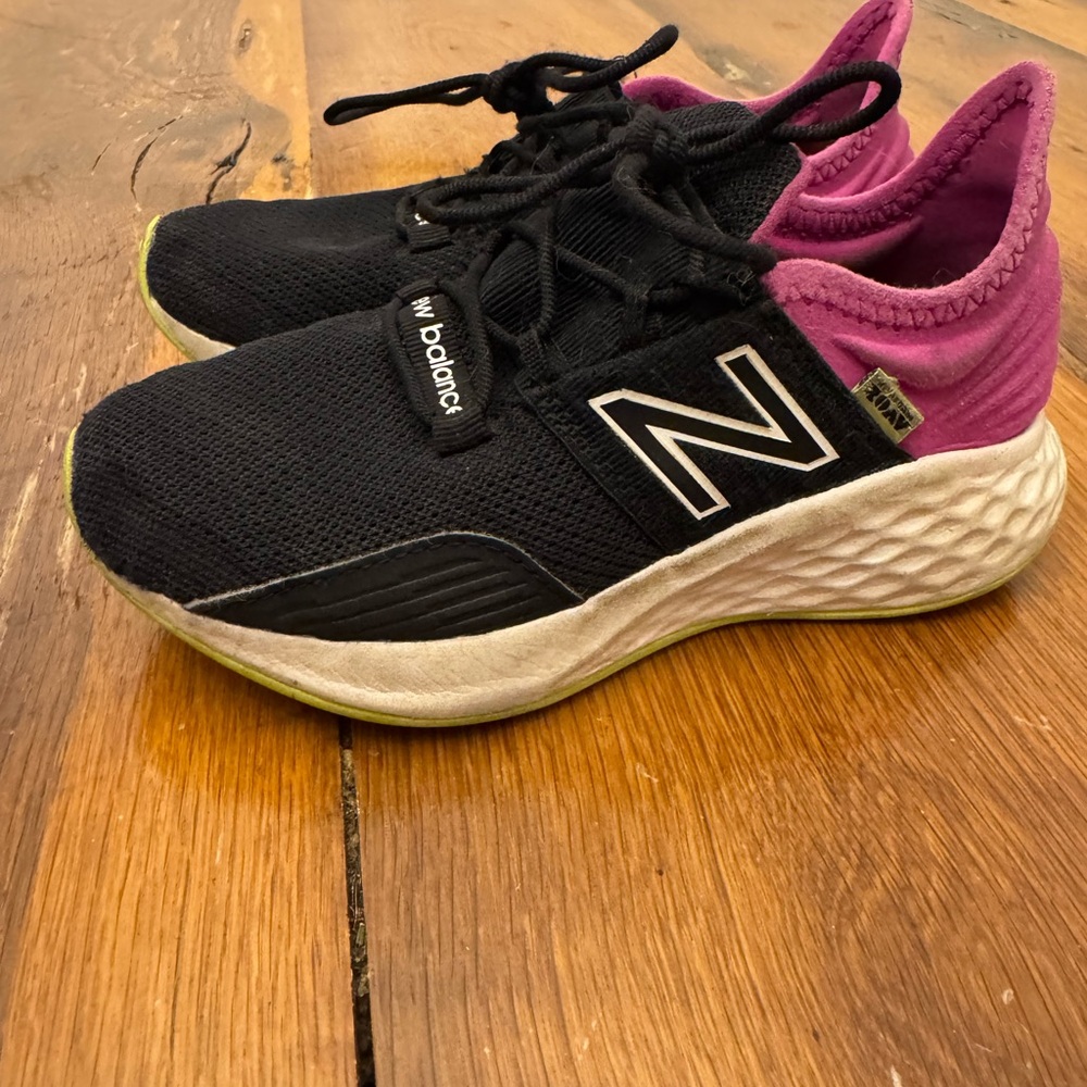 New Balance Black and Purple Athletic Shoes